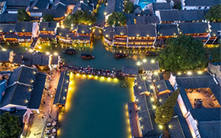 烏鎮(zhèn)西柵夜色