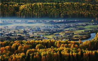 最美村落禾木村