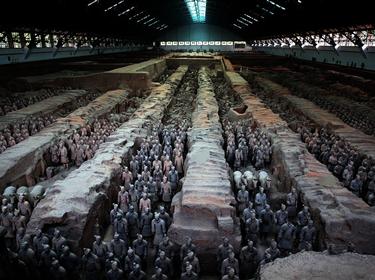 全景中原-古都西安、大雁塔、兵馬俑雙飛5天